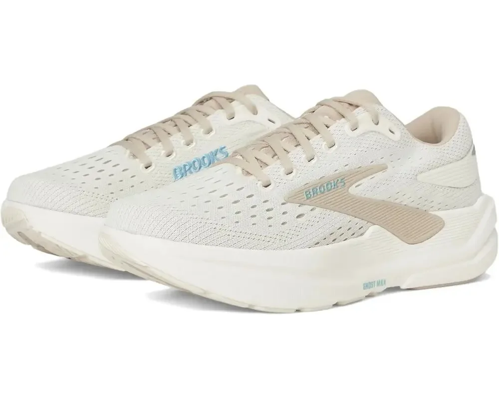 Brooks Ghost Max 3 Women Running Shoes Coconut/grey/blue Size: 11.5 Extra Wide